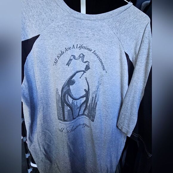 T-shirt men Gray size XXL planet Hollywood long sleeve 073 - Picture 1 of 4